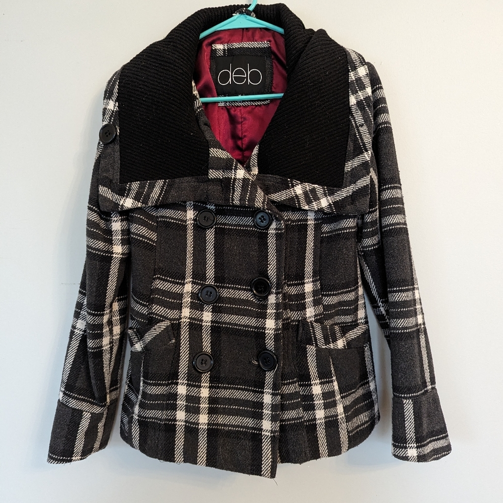Plaid Winter coat